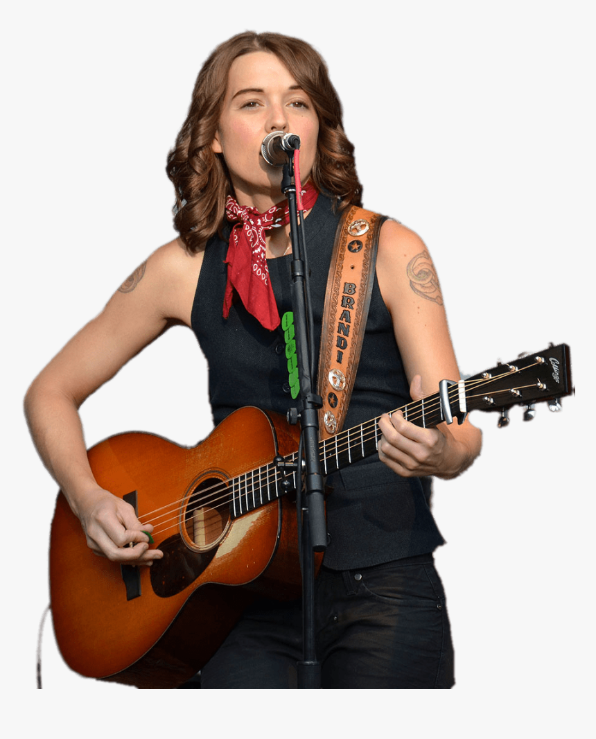 Brandi Carlile With Guitar - Brandi Carlile Guitar Strap, HD Png Download, Free Download