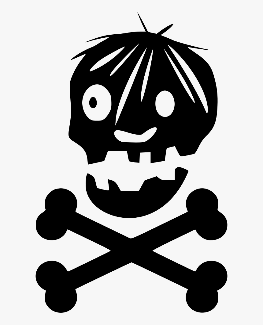 Skull And Crossbones Pumpkin Template