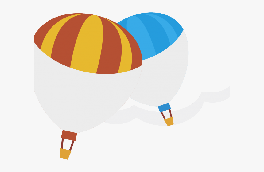 Hot Air Balloon Clipart Vector, HD Png Download, Free Download