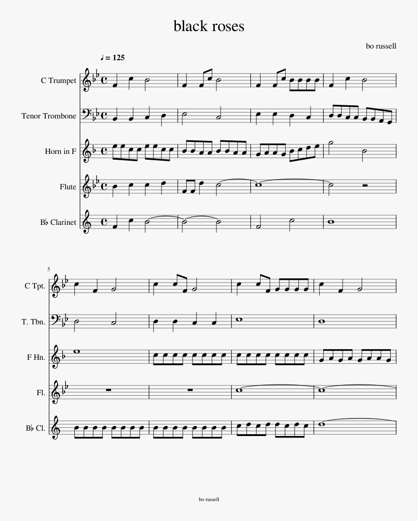 Song From A Secret Garden Clarinet, HD Png Download, Free Download