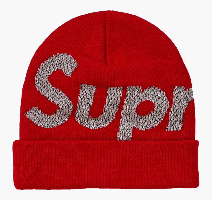 Supreme Reflective Big Logo Beanie , Png Download - Supreme Beanie Transparent, Png Download, Free Download