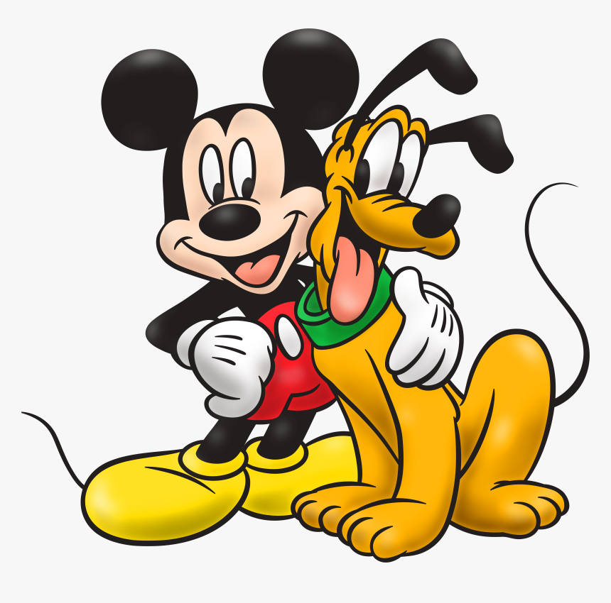 Mickey Mouse And Pluto Png Clip Art, Transparent Png, Free Download
