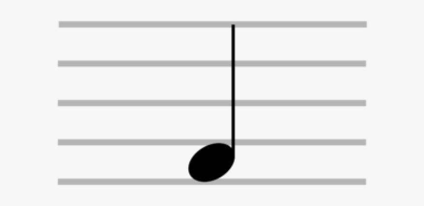 Picture Of Quarter Note - Quarter Note In Music, HD Png Download, Free Download