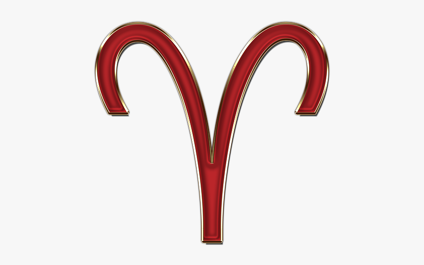 Aries, Horoscope, Astrology, Zodiac, Symbol - Aries Red Png, Transparent Png, Free Download