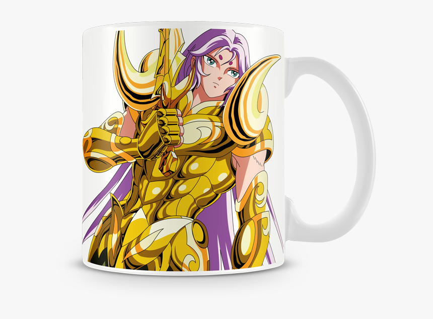 Mug Saint Seiya Clásico Aries , Png Download - Cartoon, Transparent Png, Free Download