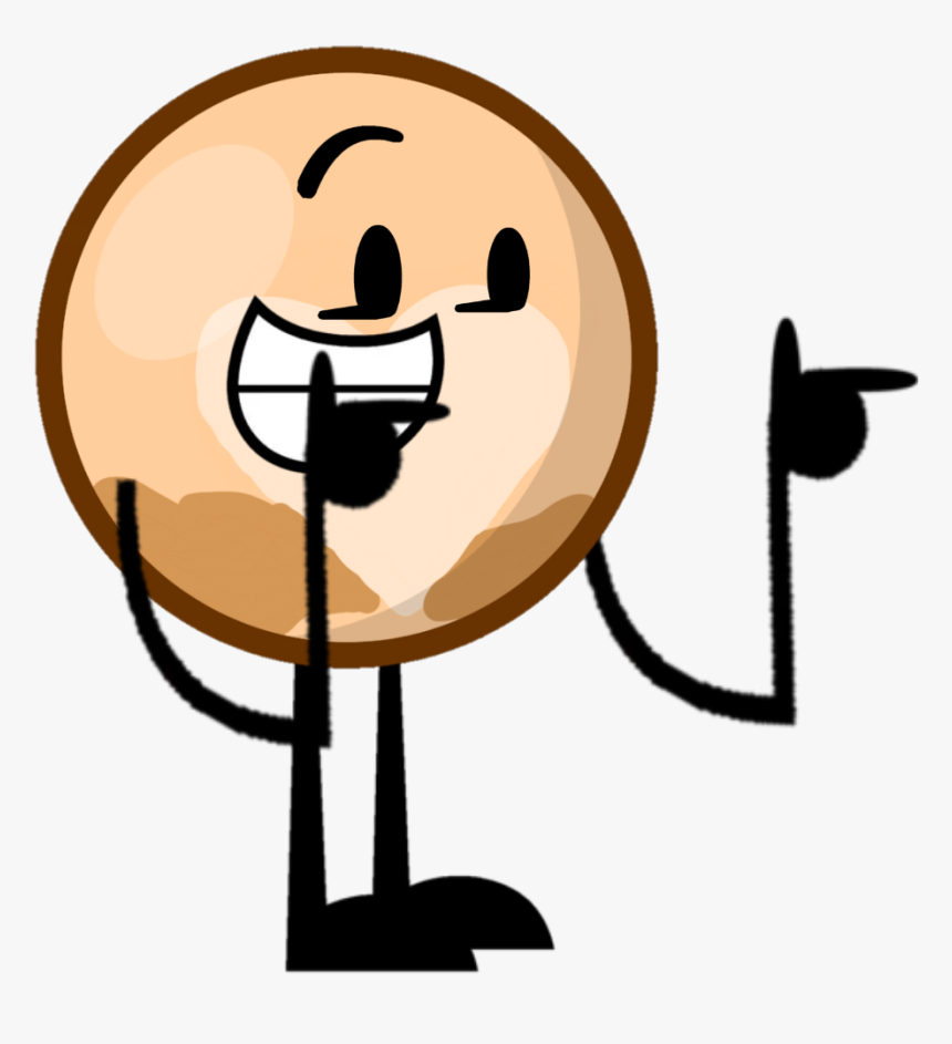 Transparent Jupiter Clipart - Bfdi Pluto, HD Png Download, Free Download