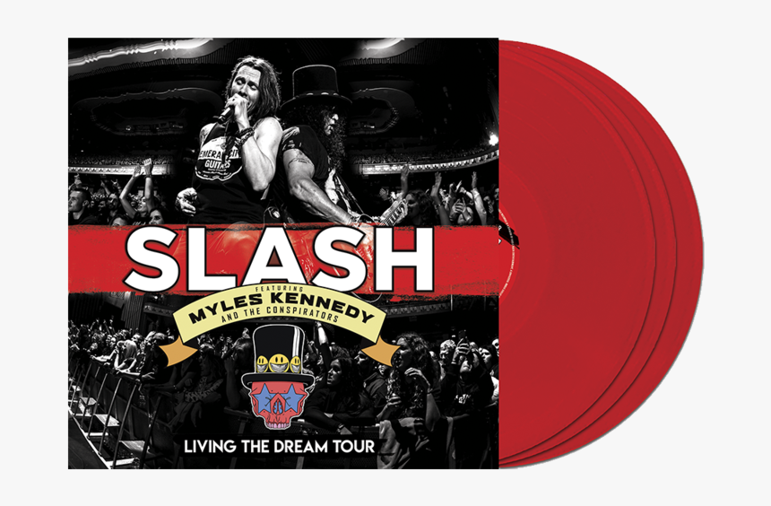 Living The Dream Tour Red 3lp - Slash Feat Myles Kennedy Living The Dream Tour, HD Png Download, Free Download