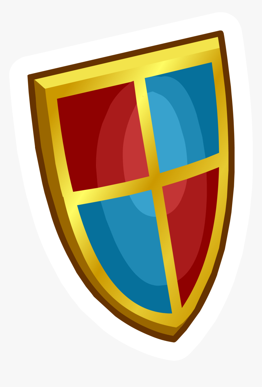 Clip Art Pin De Club Penguin - Shield Medieval Times Clipart, HD Png Download, Free Download