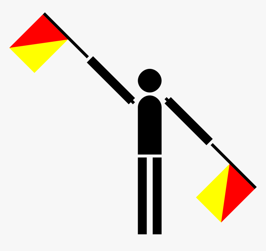 Semaphore Flag Letter G, HD Png Download, Free Download