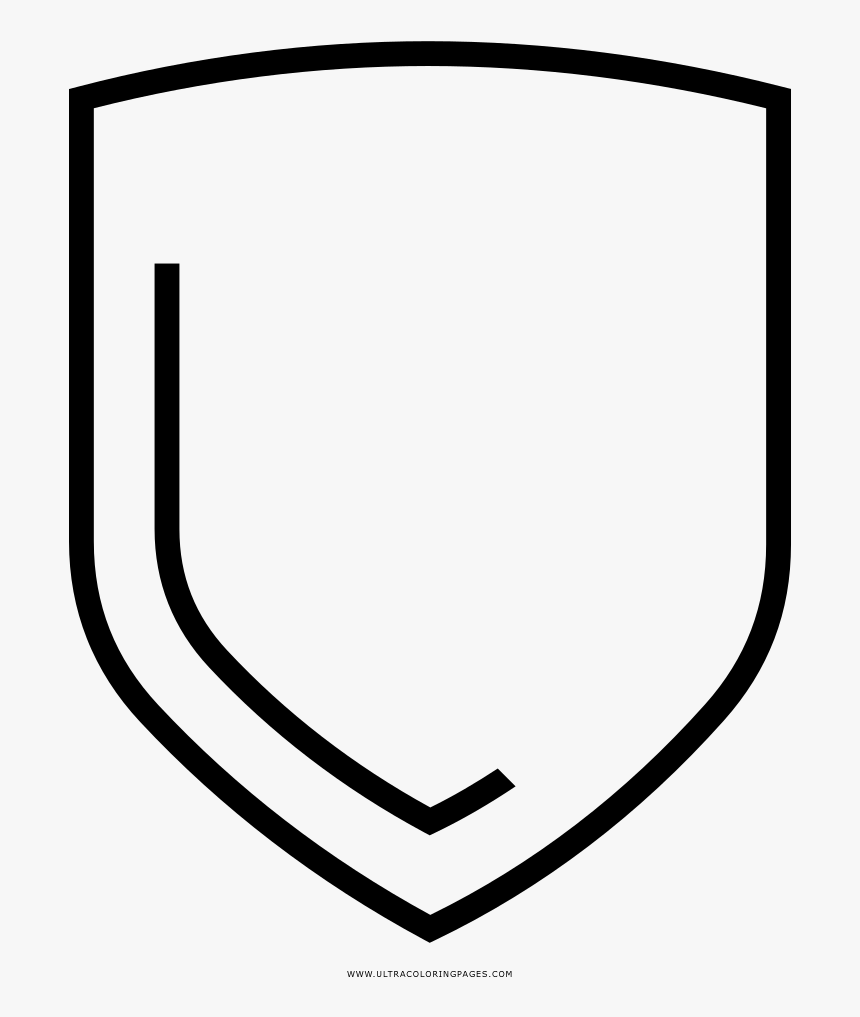 Shield Coloring Page, HD Png Download, Free Download