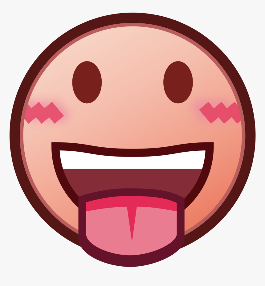 Emoji Funny Monkey Droid Razr Hd Android Smiley - Android Face Tongue Emoji, HD Png Download, Free Download