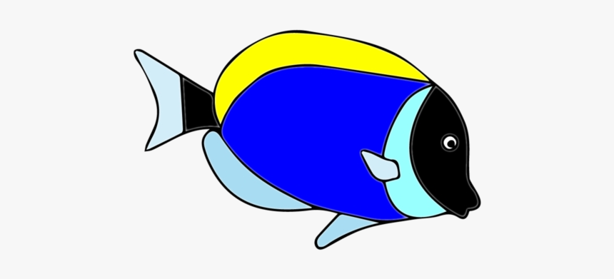 Dory Stingray Clipart Starfish Fish Clip Art Transparent - Clipart Blue Tang Fish, HD Png Download, Free Download