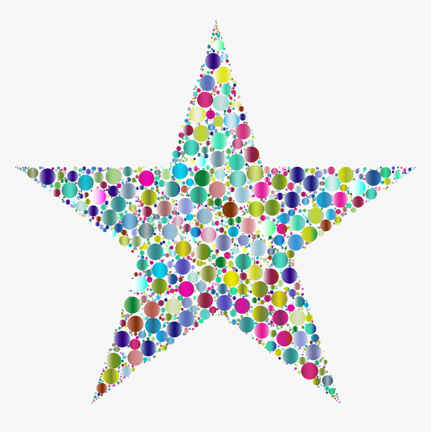 Star Colorful Transparent, HD Png Download, Free Download