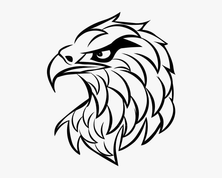 Transparent Face Tattoo Png - Eagle Face Drawing Tattoo, Png Download, Free Download