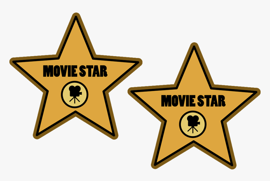 Stars Clipart Hollywood - Hollywood Star Clipart, HD Png Download, Free Download