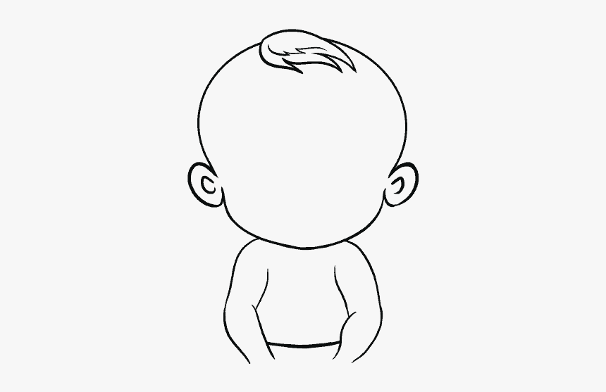 Teardrop Drawing Draw - Baby Easy To Draw, HD Png Download, Free Download