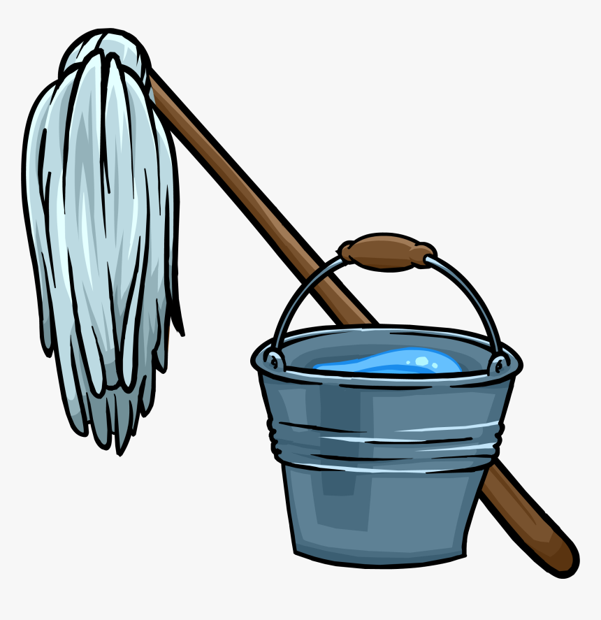 Free Clipart Mop Bucket, HD Png Download, Free Download