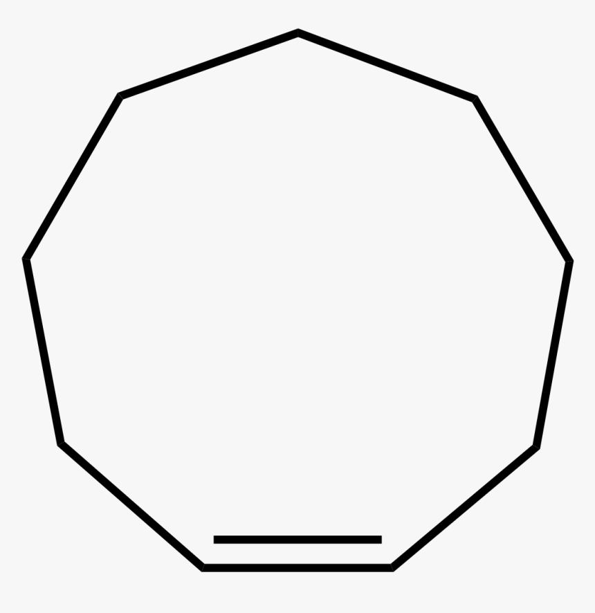 File - 1-cyclononene - Svg - Does A Polygon Look Like - Circle, HD Png Download, Free Download