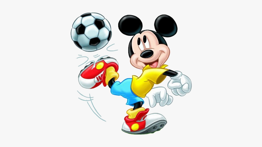 Soccer Clipart Minnie Mouse Mic Football Free Transparent - Mickey Football, HD Png Download, Free Download