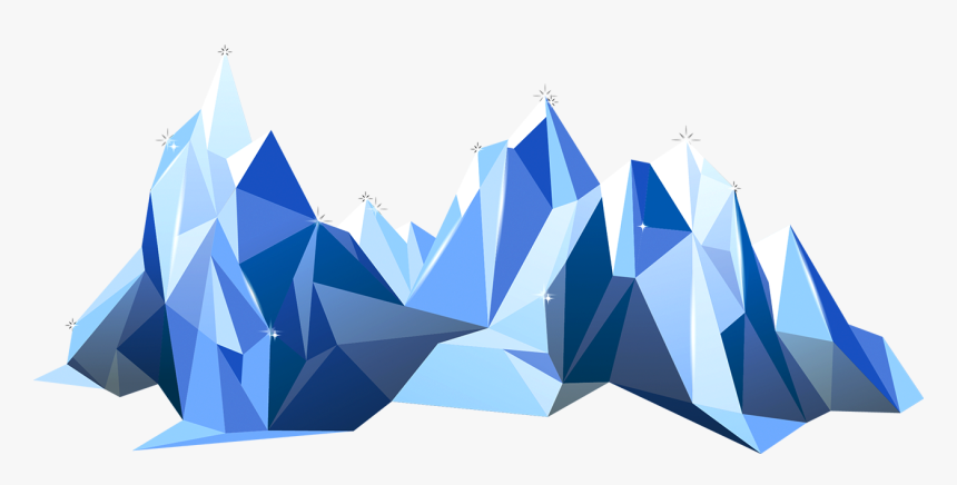 Image Library Mountain Geometry Landscape Iceberg Transprent - Iceberg Vector Png Transparente, Png Download, Free Download