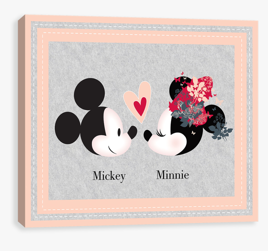 Mickey And Minnie Heads - Picture Frame, HD Png Download, Free Download