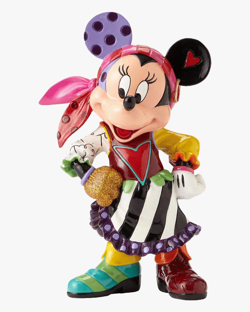 Minnie Mouse Red Png - Romero Britto Disney Mickey And Minnie, Transparent Png, Free Download