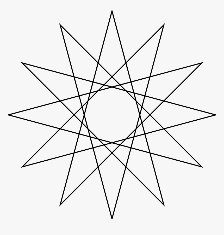 14 Point Star Png, Transparent Png, Free Download