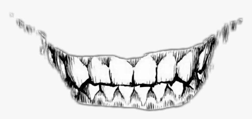 #smile #creepy #creepysticker - Horror Png, Transparent Png, Free Download