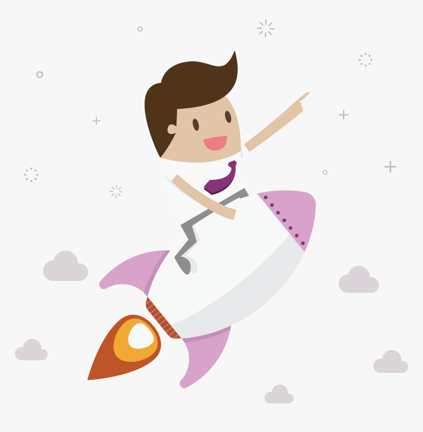 Neil Shah, Chief De-stressing Officer, The Stress Management - Cartoon Rocket Gif Png, Transparent Png, Free Download
