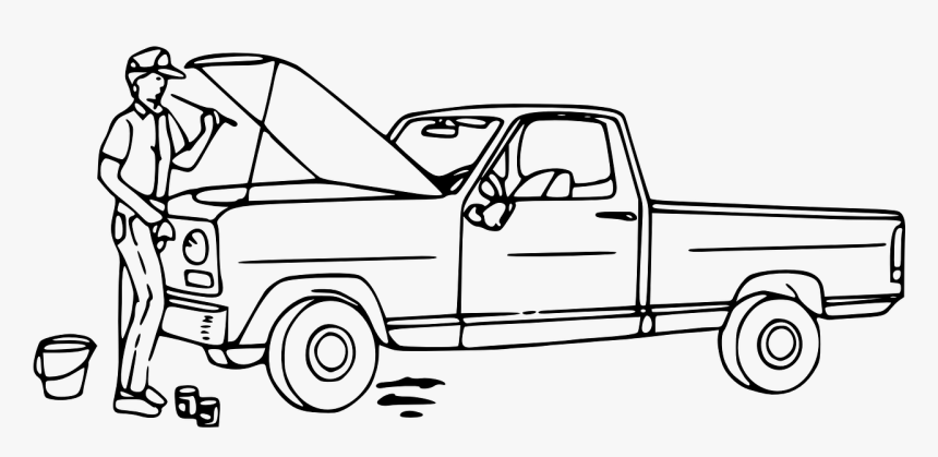 Mechanic Clipart Black And White, HD Png Download, Free Download