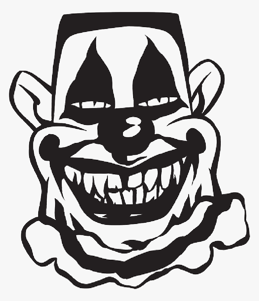 Wedding Catalog - Clown Face Clipart Black And White, HD Png Download ...