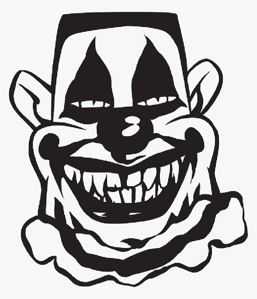 Wedding Catalog - Clown Face Clipart Black And White, HD Png Download, Free Download