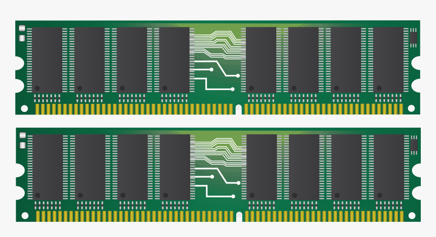 Ram Computer Modules Png Clipart - Computer Ram Clip Art, Transparent Png, Free Download