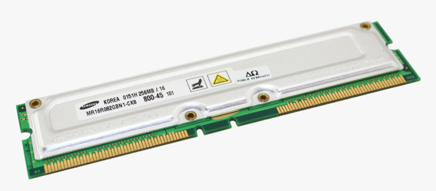 256mb Rambus Direct Ram - Random-access Memory, HD Png Download, Free Download