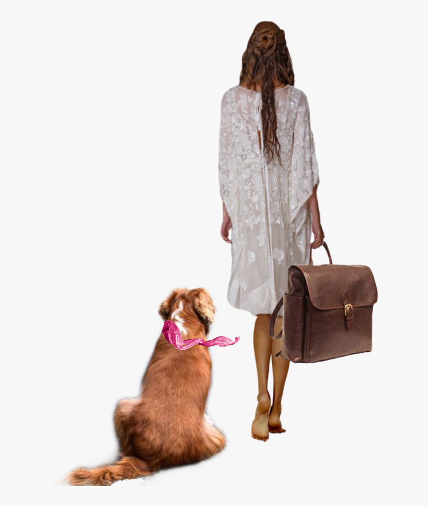 #woman #walking #walkingaway #dog - Woman Walking Dog Png, Transparent Png, Free Download