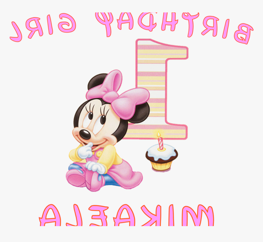 Baby Minnie Mouse Picture Download - Minnie Mouse 1st Birthday, HD Png Download, Free Download