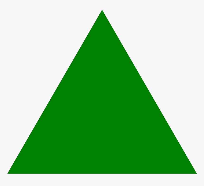 Green Triangle Pattern Block, HD Png Download, Free Download