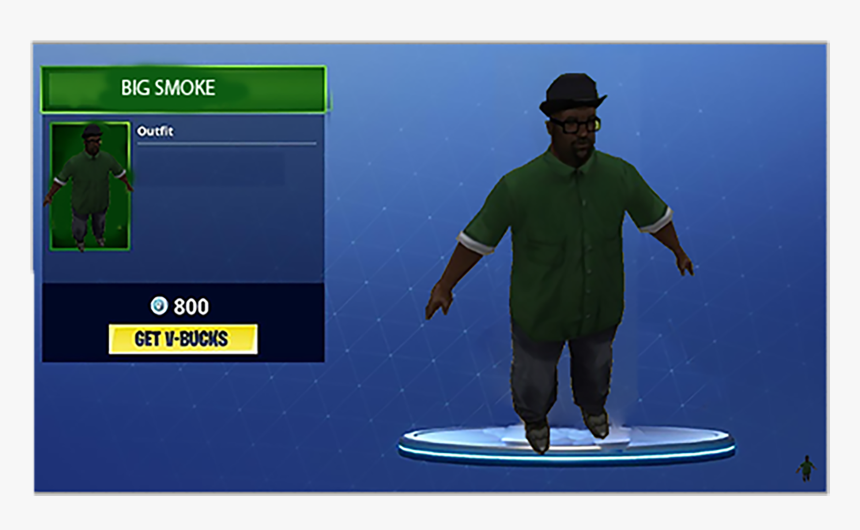 Big Smoke Skin Minecraft, HD Png Download, Free Download