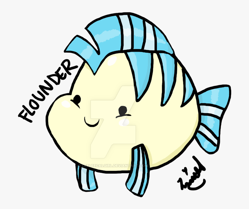 Cartoon,line,line Art,clip - Easy Drawings Of Flounder, HD Png Download, Free Download