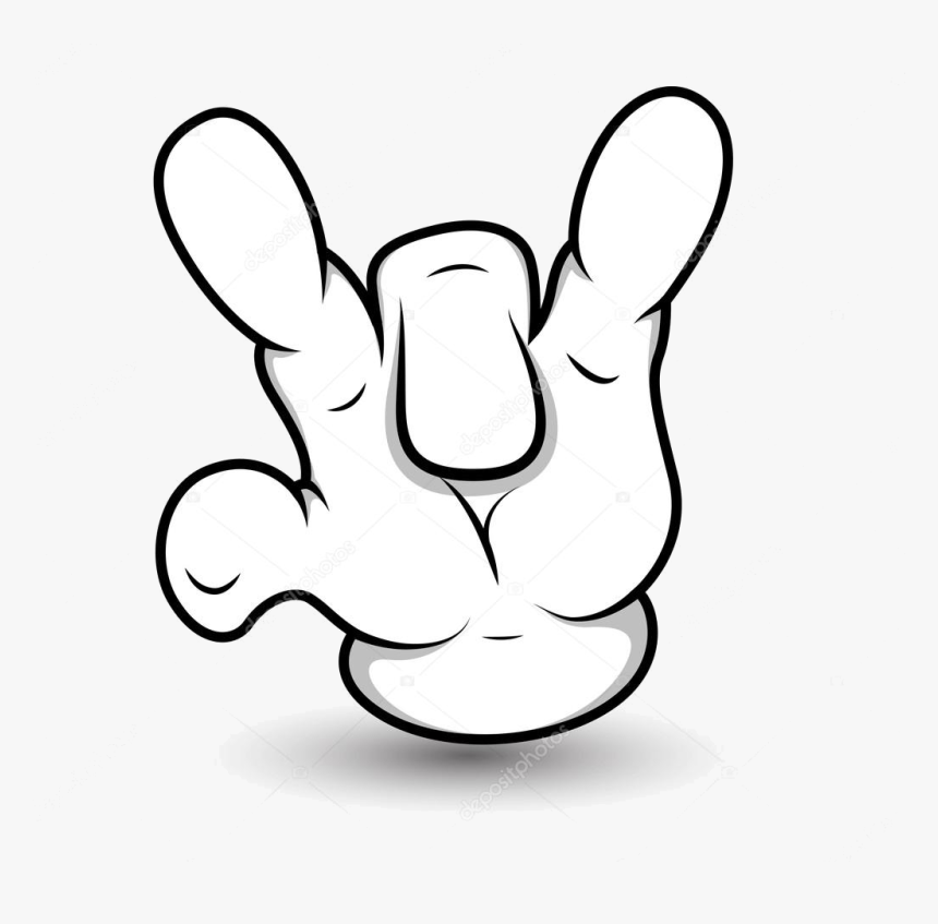 Middle Finger Clipart Cartoon Hand Transparent Png - Cartoon Middle Finger, Png Download, Free Download