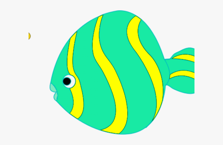 Tropical Fish Clipart Flounder - Color Fish Clip Art, HD Png Download, Free Download