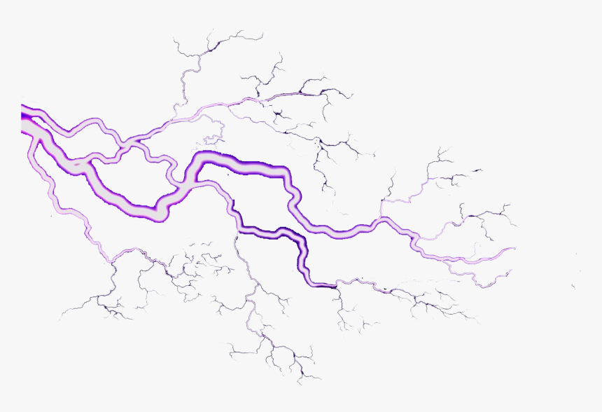 Map Purple Area Pattern - Purple Lightning Effect Png, Transparent Png, Free Download