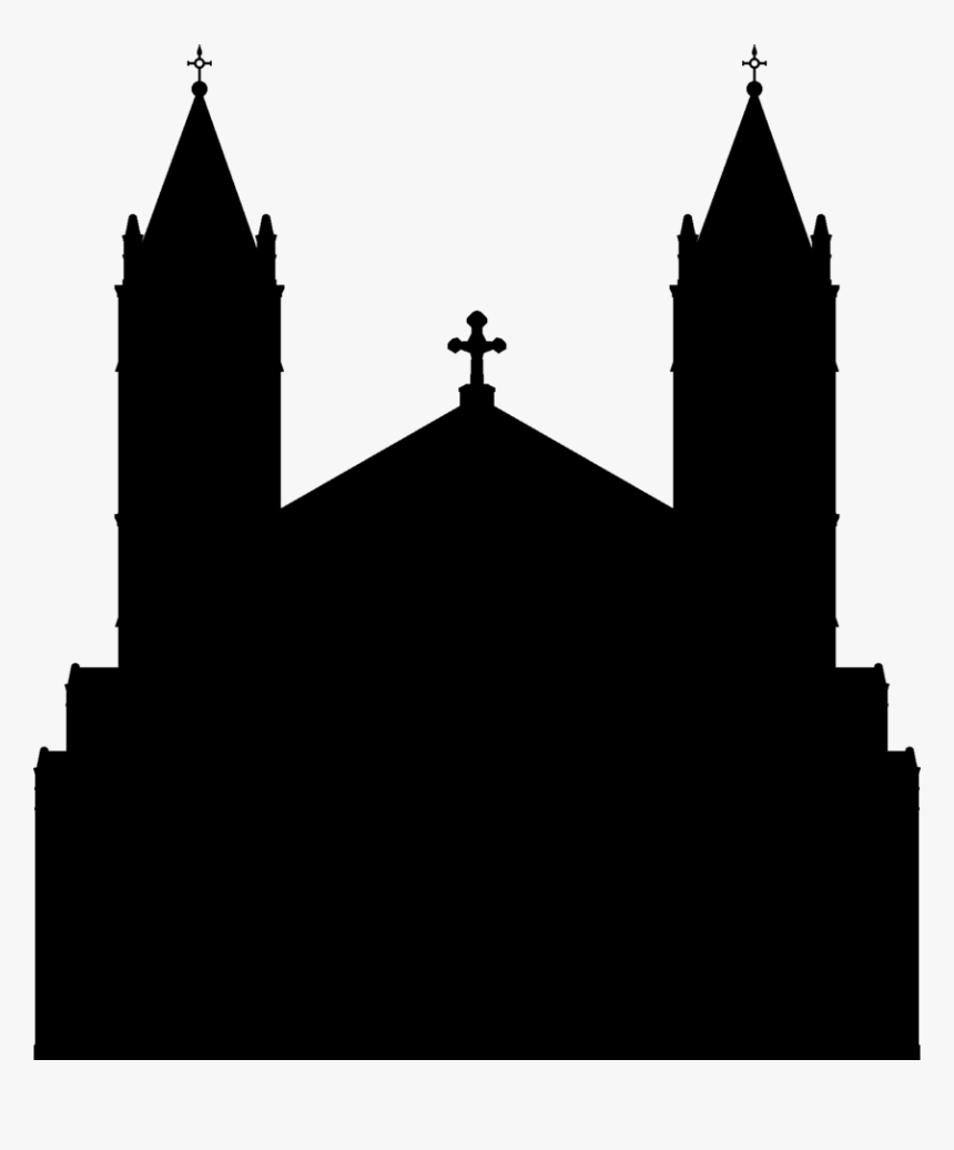 Church Silhouette Png, Transparent Png, Free Download
