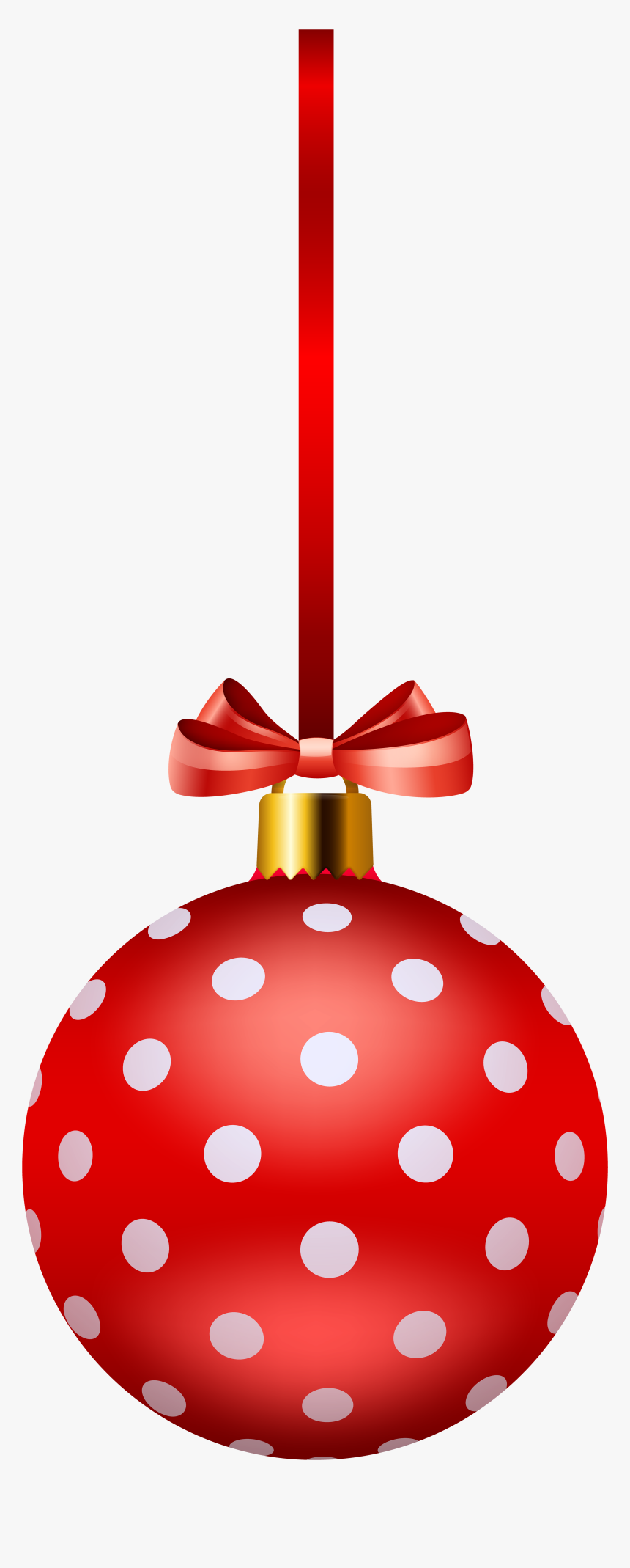 Christmas Ornaments Clipart Polka Dot - Christmas Bulbs Clipart, HD Png Download, Free Download