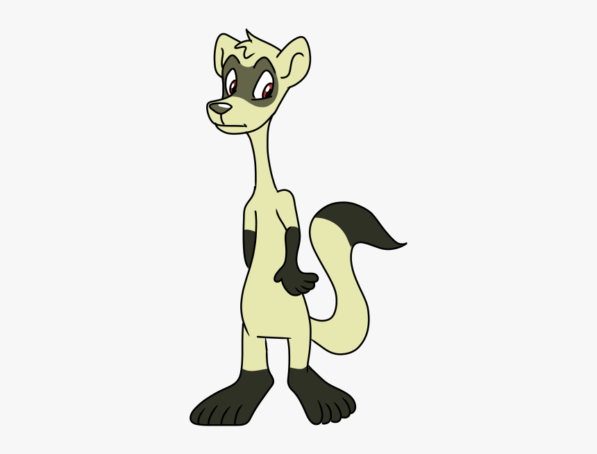 Louie The Black-footed Ferret - Cartoon, HD Png Download, Free Download