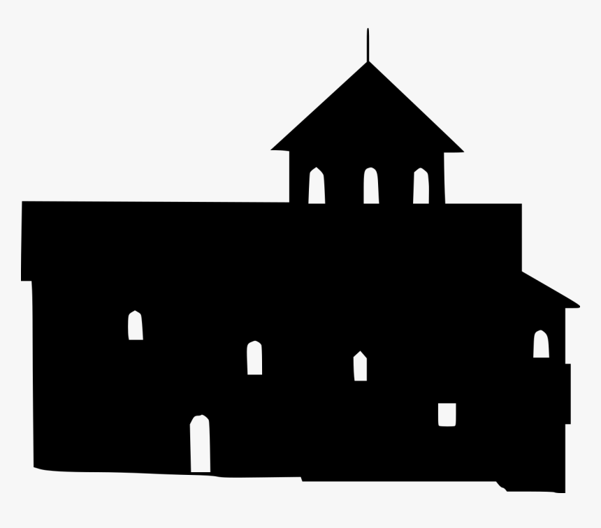 Church Monastery Crkva Brvnara Jpeg Portable Network - Monastery Silhouette Png, Transparent Png, Free Download