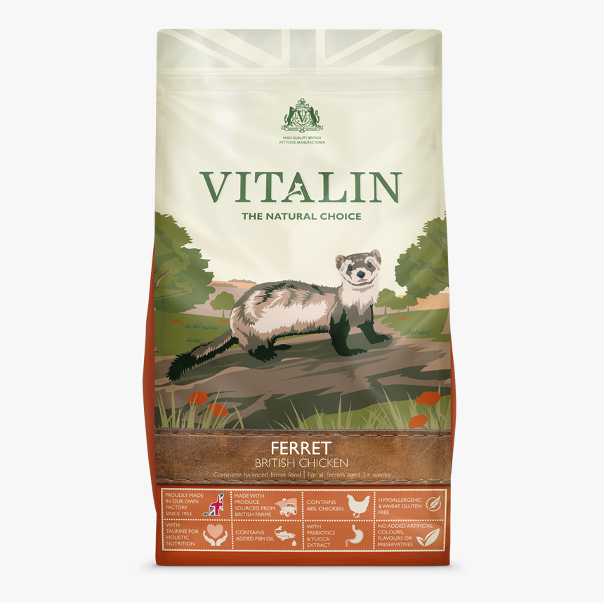 Vitalin Adult Ferret Food - Vitalin Ferret Food, HD Png Download, Free Download