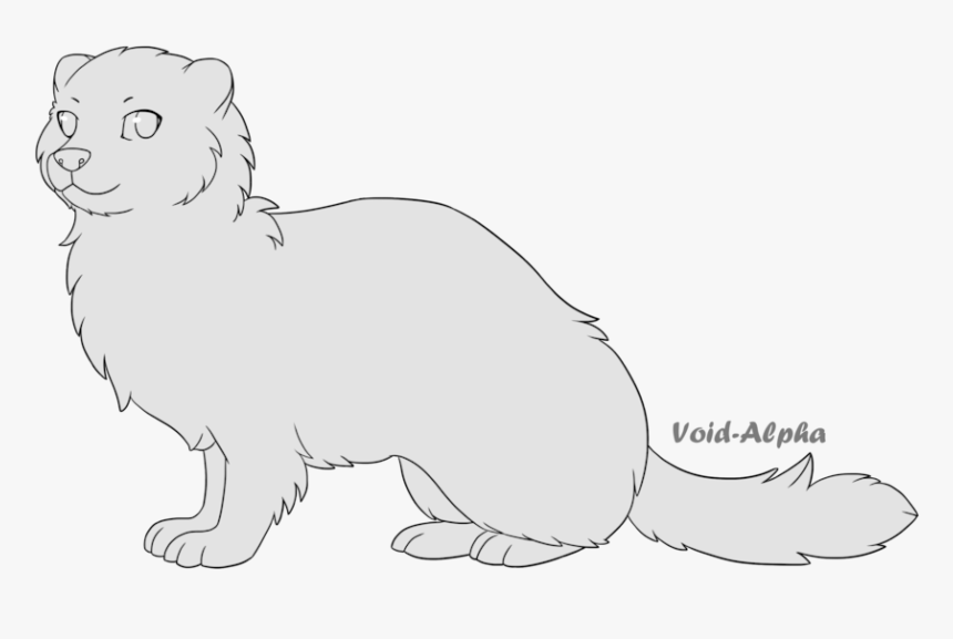 Ferret Clipart Cute Anime - Ferret Furry Base Free, HD Png Download, Free Download
