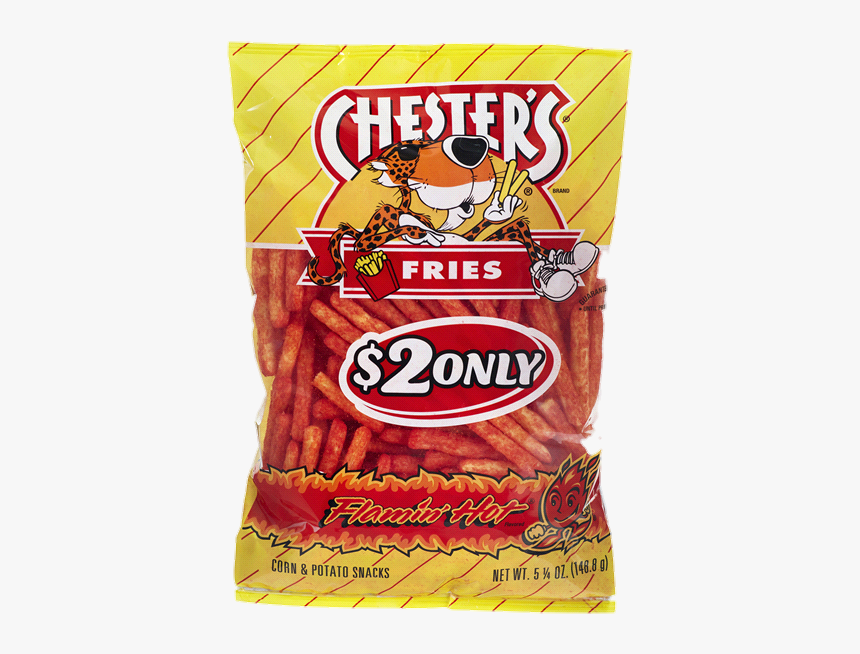 #niche #aesthetic #chips #cheetos - Chester's Fries Flamin Hot, HD Png Download, Free Download