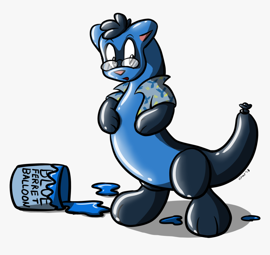 Blue Ferret, HD Png Download, Free Download